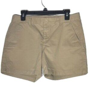 Eddie Bauer Tan Legend Wash Stretch Slightly Curvy Women's Shorts Size 8